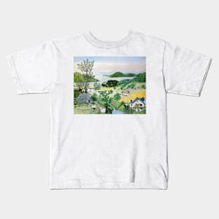 Anna Mary Robertson Grandma Moses A Beautiful World American Painter Naïve Art Primitivism Kids T-Shirt